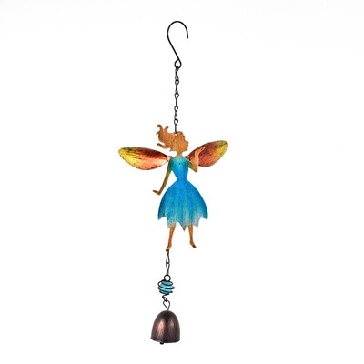 Iron Wind Chime Creative Angel Bell μενταγιόν χρωματιστό ξωτικό Wind Chime Διακόσμηση πόρτας αυλής