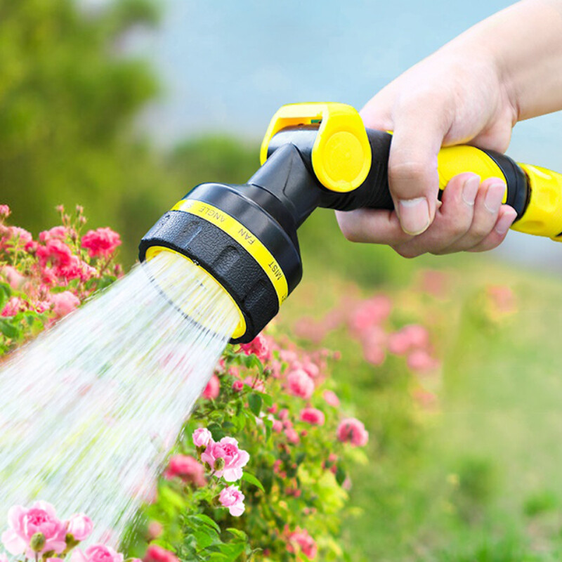 Kaasaskantavad multifunktsionaalsed survepesurid, 10 režiimiga aia, raske kõrgsurveveepüstoli kastmisvihmut