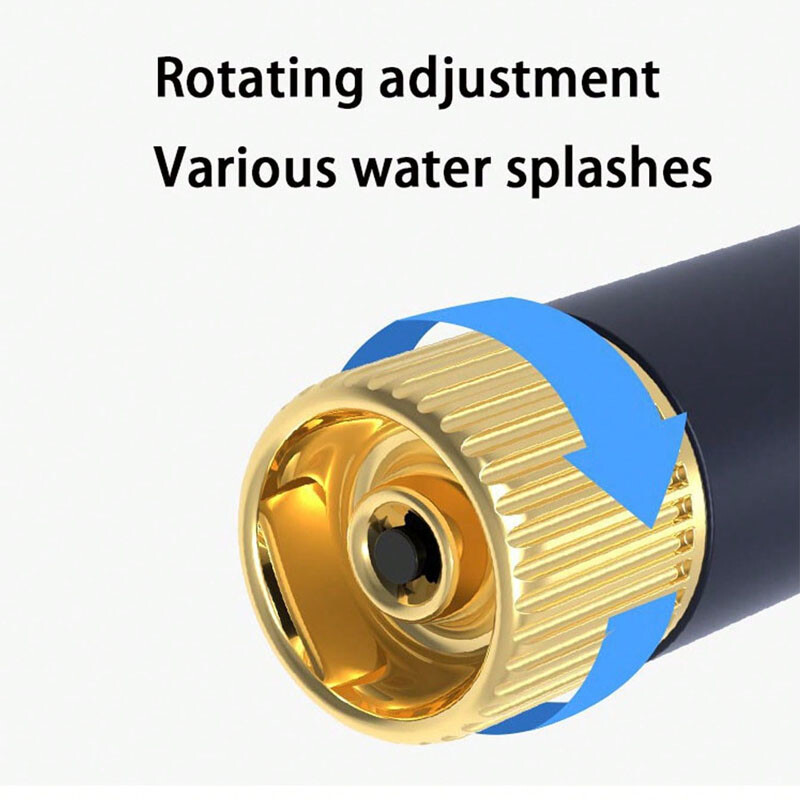 Aiavihmutil on mitu režiimi ja otsikut saab pöörata ja reguleerida, kasutada aia kastmisvahendina