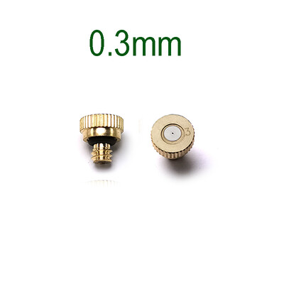 30 τεμ. Κλωστή 10/24" 0,1/0,2/0,3/0,4 mm Ακροφύσια ομίχλης ορείχαλκου Ψεκαστήρες ψεκασμού φυτών θερμοκηπίου κήπου
