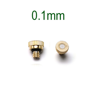 30 τεμ. Κλωστή 10/24" 0,1/0,2/0,3/0,4 mm Ακροφύσια ομίχλης ορείχαλκου Ψεκαστήρες ψεκασμού φυτών θερμοκηπίου κήπου