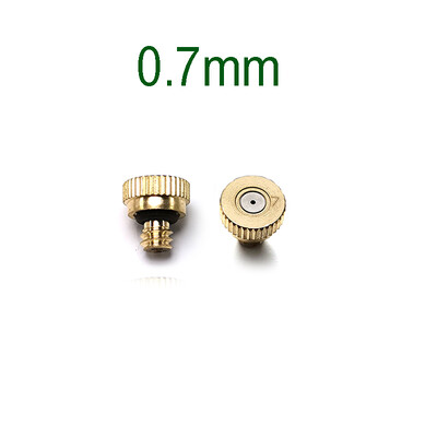 30 τεμ. Κλωστή 10/24" 0,1/0,2/0,3/0,4 mm Ακροφύσια ομίχλης ορείχαλκου Ψεκαστήρες ψεκασμού φυτών θερμοκηπίου κήπου