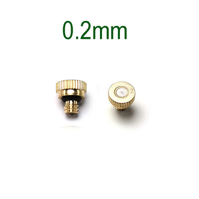 30 τεμ. Κλωστή 10/24" 0,1/0,2/0,3/0,4 mm Ακροφύσια ομίχλης ορείχαλκου Ψεκαστήρες ψεκασμού φυτών θερμοκηπίου κήπου