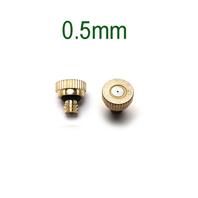 30 τεμ. Κλωστή 10/24" 0,1/0,2/0,3/0,4 mm Ακροφύσια ομίχλης ορείχαλκου Ψεκαστήρες ψεκασμού φυτών θερμοκηπίου κήπου