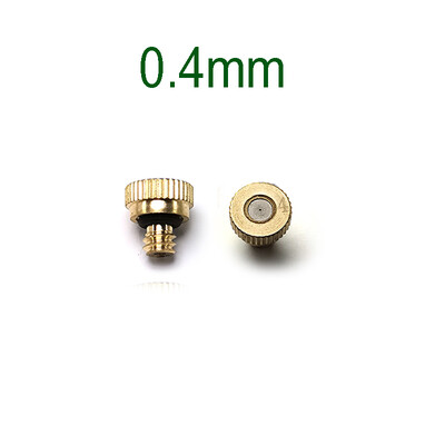 30 τεμ. Κλωστή 10/24" 0,1/0,2/0,3/0,4 mm Ακροφύσια ομίχλης ορείχαλκου Ψεκαστήρες ψεκασμού φυτών θερμοκηπίου κήπου