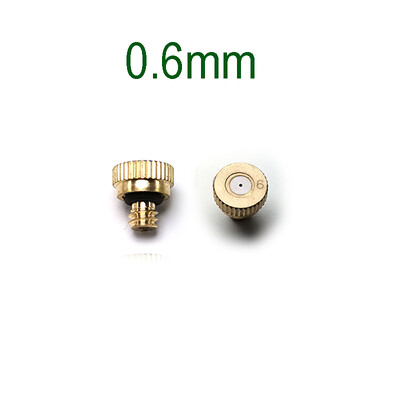30 τεμ. Κλωστή 10/24" 0,1/0,2/0,3/0,4 mm Ακροφύσια ομίχλης ορείχαλκου Ψεκαστήρες ψεκασμού φυτών θερμοκηπίου κήπου