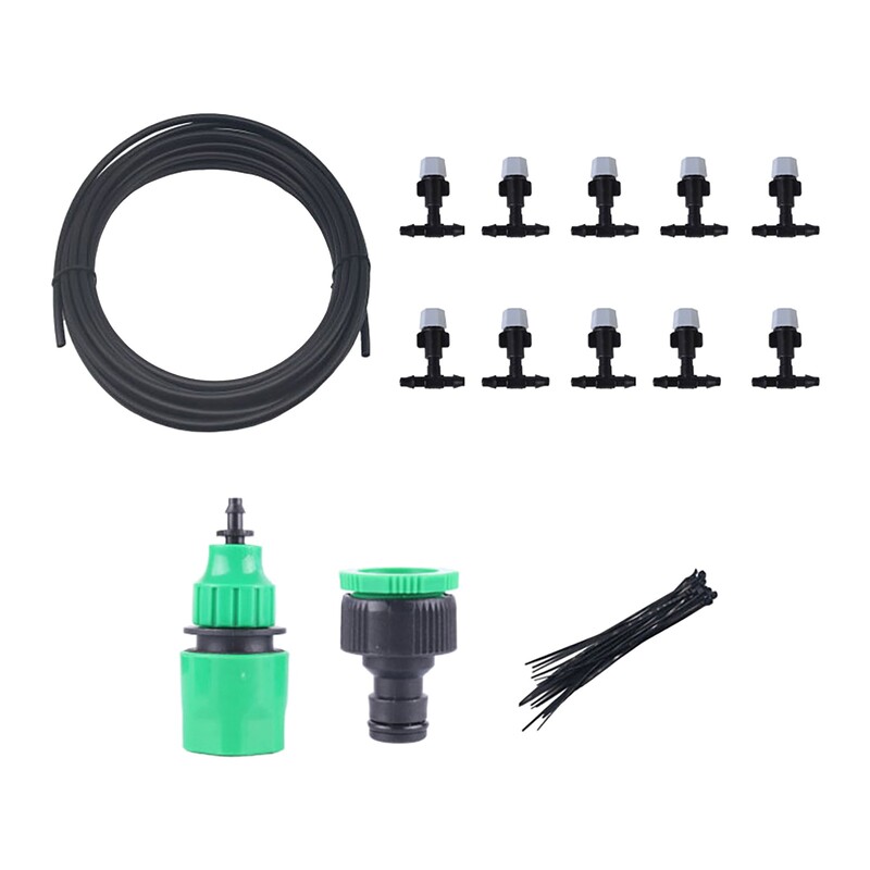 10M Външно охлаждане Система за замъгляване на вътрешен двор Вентилатор Охладител Водна мъгла Gardenhouse Garden Patio Спрей Hot Fogger Система за замъгляване Консумативи