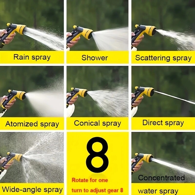 1PC8 funktsioon Aia veepüstoli vihmutus Aia kõrgsurve autopesuri veepüstol Aia kastmisvimut