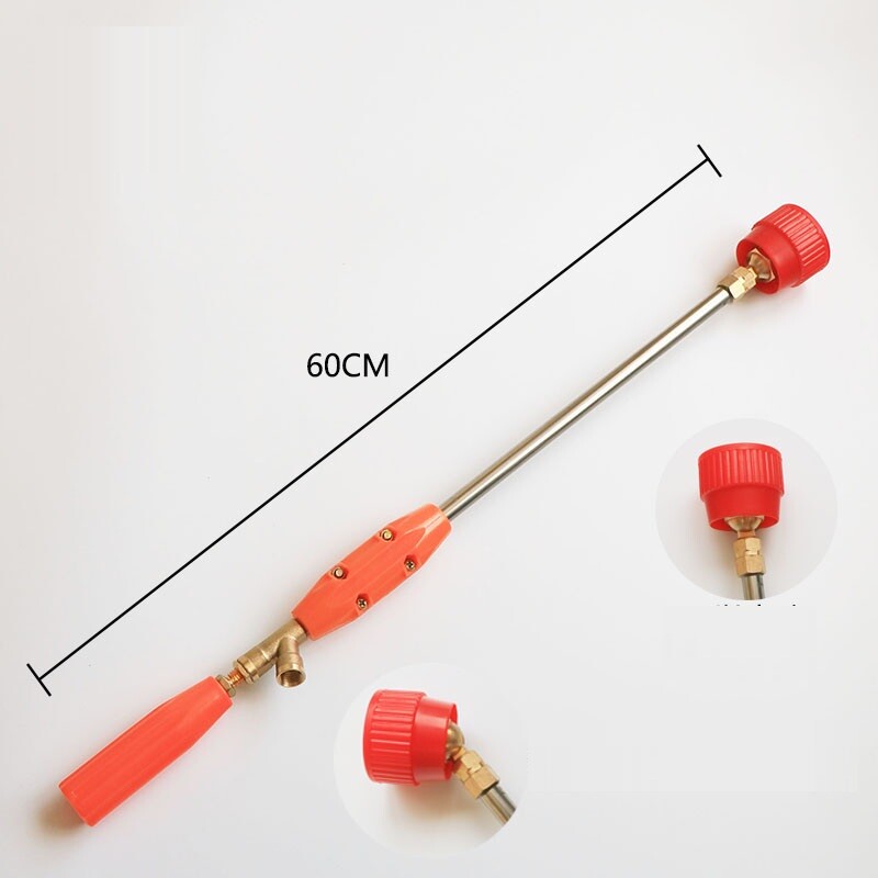 60 см пистолет за пръскане с високо налягане Пръскачка за дървета Медна дюза Разпръскваща електрическа пръскачка Фитинги Проектор за мъгла Водоустойчива висока мъгла