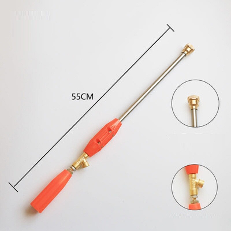 60 см пистолет за пръскане с високо налягане Пръскачка за дървета Медна дюза Разпръскваща електрическа пръскачка Фитинги Проектор за мъгла Водоустойчива висока мъгла