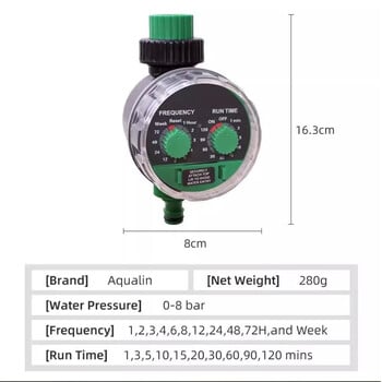 Garden Ball Valve Automatic Electronic Water Timer Home Garden Irigation Timer 0 Σύστημα ελέγχου πίεσης νερού λειτουργίας