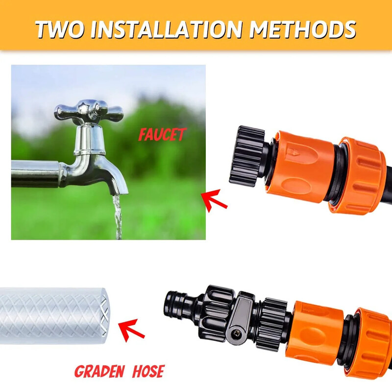 Комплект спринклер за батут, лятна детска игра на открито Охладителна система за пръскачка, използва се за градински детски водни забавления
