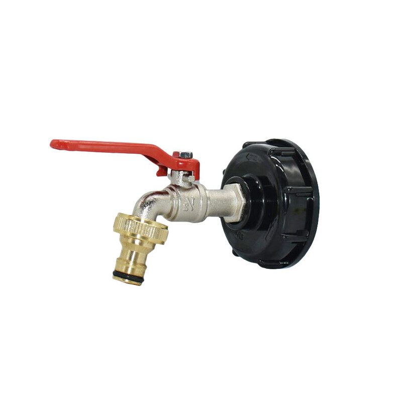 S60 x 16 mm nipelio maišytuvo adapteris lauko lietaus vandens surinkimui Bucketr IBC rezervuaro akvariumo čiaupo pakaitinis drenažo armatūra