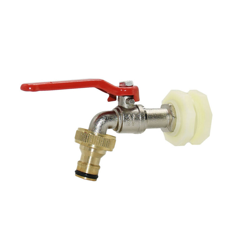 S60 x 16 mm nipelio maišytuvo adapteris lauko lietaus vandens surinkimui Bucketr IBC rezervuaro akvariumo čiaupo pakaitinis drenažo armatūra