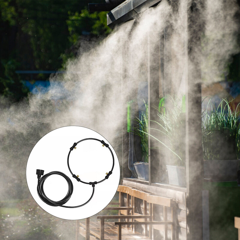 16-tolline uduventilaator Cool Patio Water Mister pihustikomplekt väliaia jahutamiseks