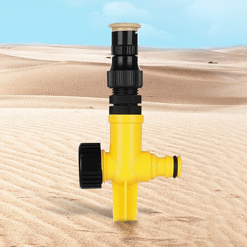 Įžeminamas didelis 360° besisukantis automatinis purkštuvai, skirti sodo laistymo purkštuvams išbarstyti ir išpurkšti purkštuvo varpelio dangtį