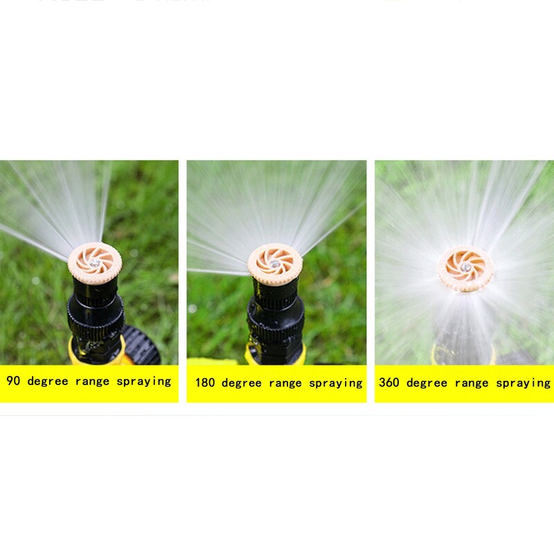 Įžeminamas didelis 360° besisukantis automatinis purkštuvai, skirti sodo laistymo purkštuvams išbarstyti ir išpurkšti purkštuvo varpelio dangtį