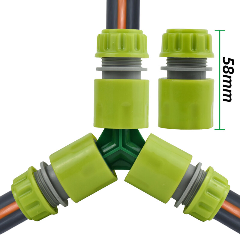 5 tk 1/2-tolline aiaveevoolik 16 mm toru kiirühendus kraani adapteri parandamine kastmise kastmise pikendus kasvuhoone