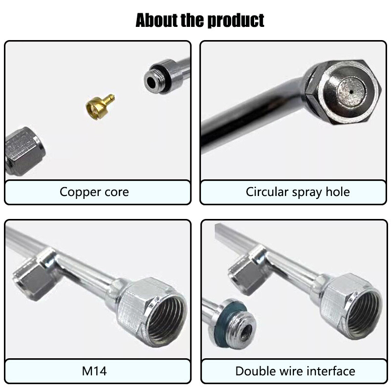 Mootoriga pihustusotsik pestitsiide säästev pestitsiidide pihustamine roostevabast terasest pihustusvarras Kõrgsurvega elektripihustiga perforeeritud otsik