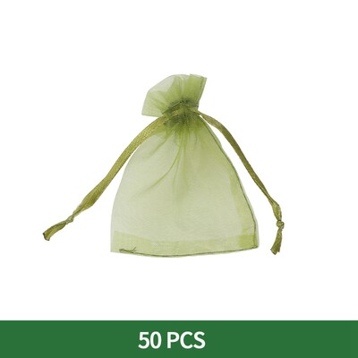 50 τμχ Τσάντα προστασίας φρούτων Pest Contro Plants Anti-bird Mesh bags Grow Gardening Strawberry Grape String bags Mesh pouch