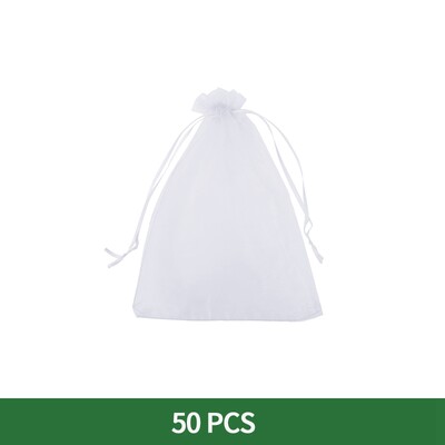 50 τμχ Τσάντα προστασίας φρούτων Pest Contro Plants Anti-bird Mesh bags Grow Gardening Strawberry Grape String bags Mesh pouch