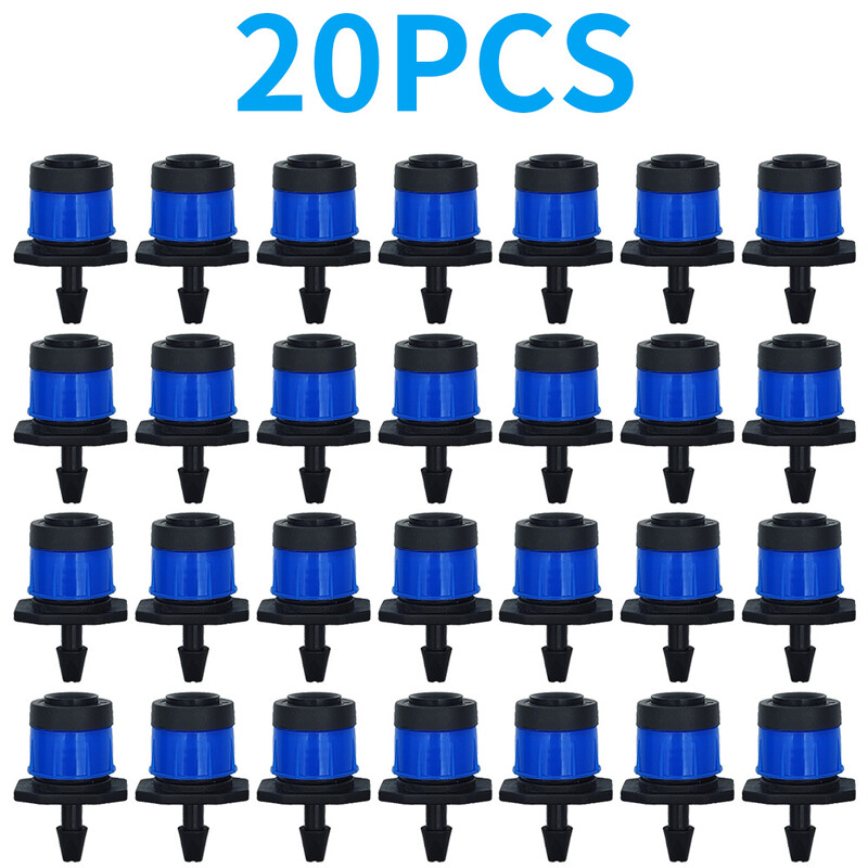 20 tk reguleeritavad laialivalguvad vihmutid, mis pihustavad 360 kraadi kastmistilguti koduaia põllumajanduse niisutusriist