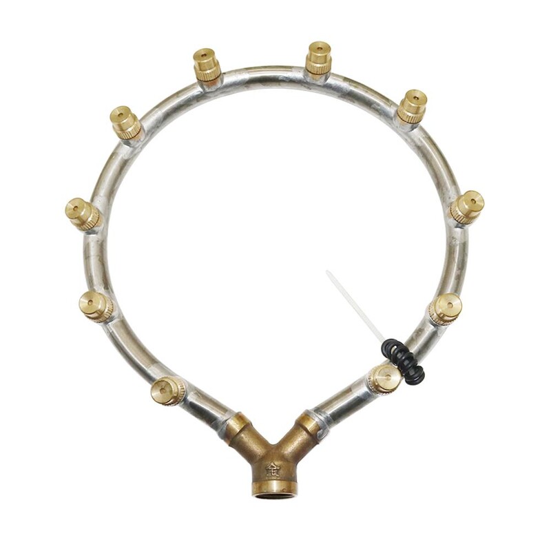 M14 вътрешна резба Пръстенообразна пореста регулируема пулверизираща дюза Градина Земеделие Напояване Замъгляване Охлаждане Овлажняваща пръскачка