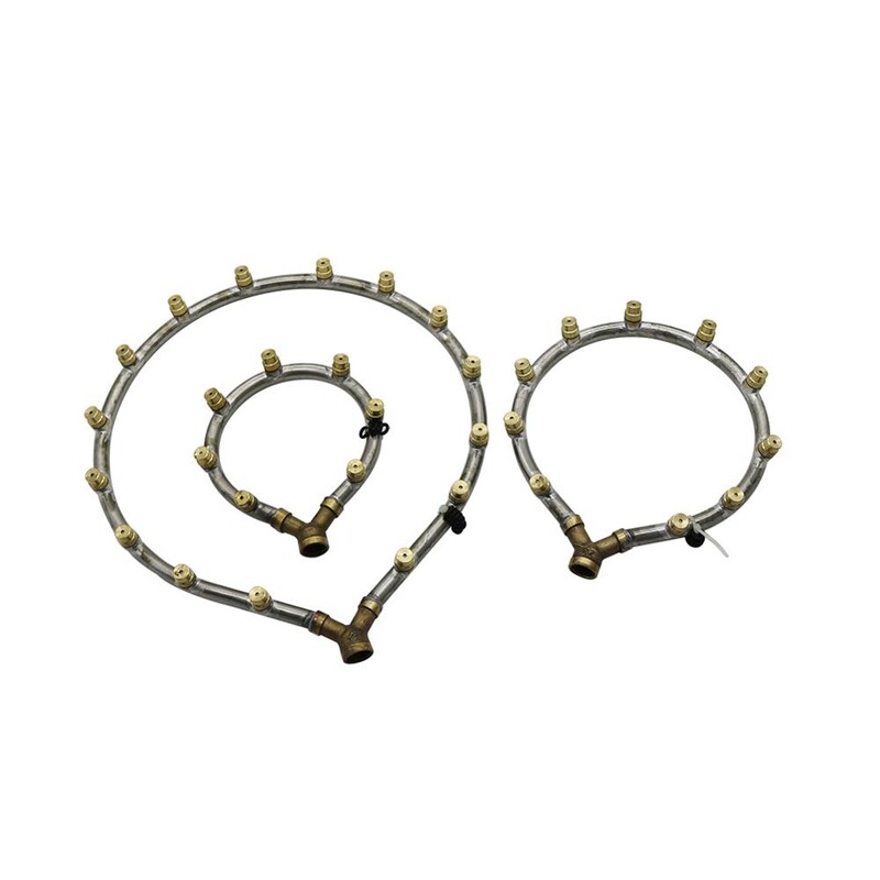 M14 вътрешна резба Пръстенообразна пореста регулируема пулверизираща дюза Градина Земеделие Напояване Замъгляване Охлаждане Овлажняваща пръскачка