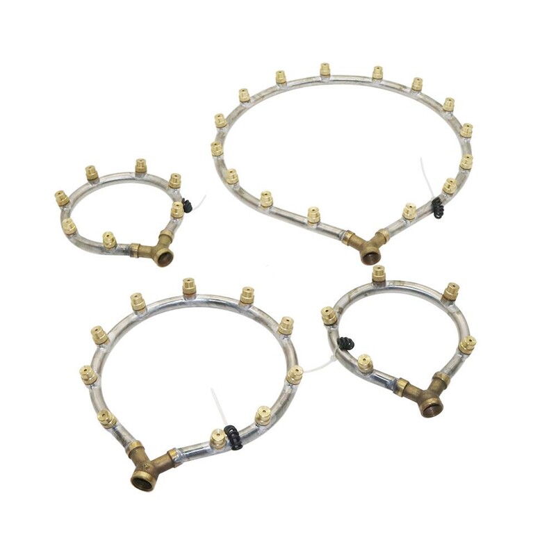 M14 вътрешна резба Пръстенообразна пореста регулируема пулверизираща дюза Градина Земеделие Напояване Замъгляване Охлаждане Овлажняваща пръскачка