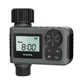 INSOMA Automatic Water Timer Έξυπνο σύστημα ποτίσματος άρδευσης Χρονοδιακόπτης καταιονισμού Εξοπλισμός προγραμματιστή κήπου Οθόνη LCD IPX5