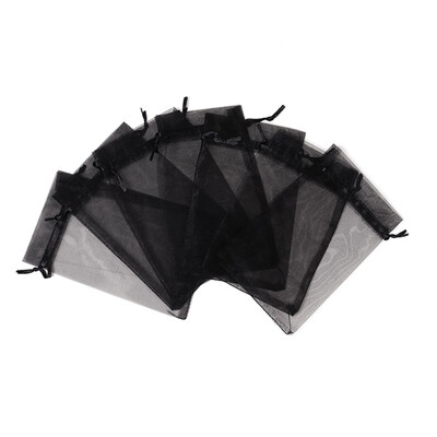 50Pcs Bundle Mouth Organza Κορδόνι κήπου πουλί με προστατευτικό δίχτυ για προστασία φρούτων Τσάντα συσκευασίας δώρου