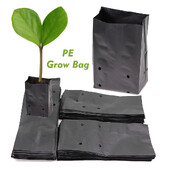 Thicken PE Seedling Planting Bag Black Breathable φυτώρια Γλάστρα καλλιέργειας Δοχείο μεταφύτευσης δέντρων στον κήπο περιβόλι