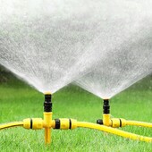 Ρυθμιζόμενα ακροφύσια ψεκασμού αυτόματων ψεκαστήρες 360 μοιρών για περιστρεφόμενο σύστημα ποτίσματος γκαζόν κήπου Εργαλεία άρδευσης γεωργίας