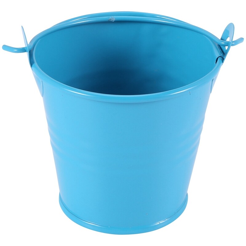 12 tk. Lillede istutusmasin Mini ämbritega metallist lauakaunistus (juhuslik värv)