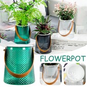 Αυτοποτισόμενη γλάστρα Lazy Plant με λαβή ορατή υδροπονική γλάστρα σε επίπεδο νερού με προμήθειες κήπου με επένδυση