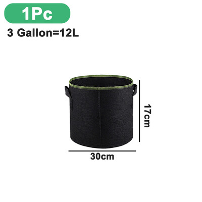 1/2Pcs Plant Grow Bags Heavy Duty Nonwoven Fabric Plant δοχεία με λαβές για λαχανικά κήπου Φύτευση λουλουδιών 3/5/7/10Gallon