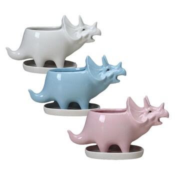 Κεραμική γλάστρα Dinosaur Φυτό Dinosaur Flower Containers Dinosaur Flower Pot Planter Βάζο τέχνης για διακόσμηση σπιτιού κήπου