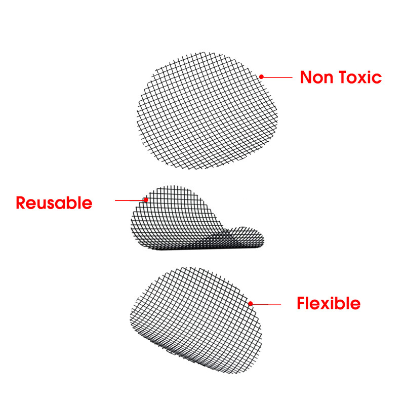 100 vnt. Gėlių vazono skylių tinklelis, apvalus drenažo skylių tinklelis, apsaugantis nuo dirvožemio praradimo sodo augalų bonsai dugno tinklelio tarpiklis