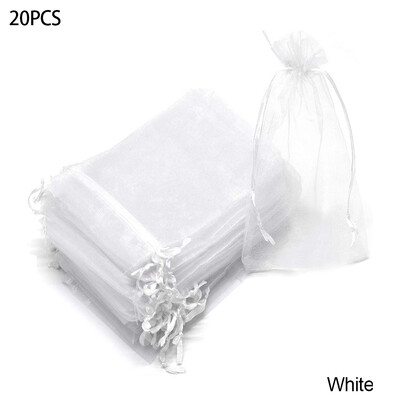 20 ΤΕΜ Σακουλάκια προστασίας φρούτων Garden Grapes Mesh Bag Agricultural Orchard Anti-bird Ditting Cover Vegetable Strawberry Grow Bag
