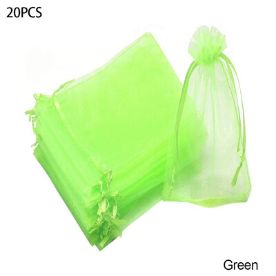 20 ΤΕΜ Σακουλάκια προστασίας φρούτων Garden Grapes Mesh Bag Agricultural Orchard Anti-bird Ditting Cover Vegetable Strawberry Grow Bag