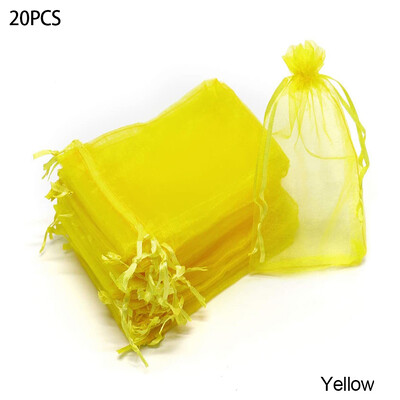 20 ΤΕΜ Σακουλάκια προστασίας φρούτων Garden Grapes Mesh Bag Agricultural Orchard Anti-bird Ditting Cover Vegetable Strawberry Grow Bag