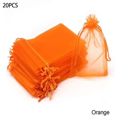 20 ΤΕΜ Σακουλάκια προστασίας φρούτων Garden Grapes Mesh Bag Agricultural Orchard Anti-bird Ditting Cover Vegetable Strawberry Grow Bag