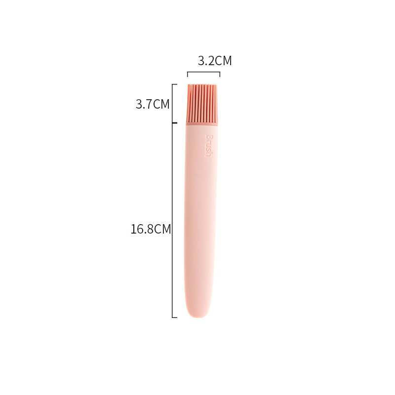 2 vnt. silikoninis teptukas kepimui. Aliejaus šepetys valgomojo ir baro virtuvėje, nuimami maistiniai nelipnūs maisto gaminimo indai