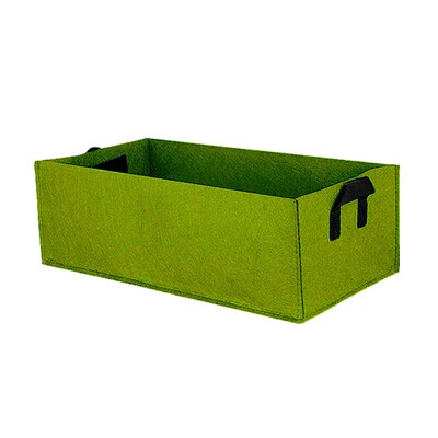 1 τμχ Felt Grow Pots Ορθογώνιες γλάστρες καλλιέργειας Υφασμάτινες τσάντες φύτευσης Τσάντες φυτευτή λουλουδιών Δοχείο φύτευσης λαχανικών εξωτερικού χώρου κήπου