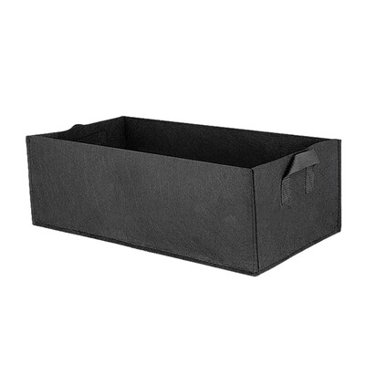 1 τμχ Felt Grow Pots Ορθογώνιες γλάστρες καλλιέργειας Υφασμάτινες τσάντες φύτευσης Τσάντες φυτευτή λουλουδιών Δοχείο φύτευσης λαχανικών εξωτερικού χώρου κήπου