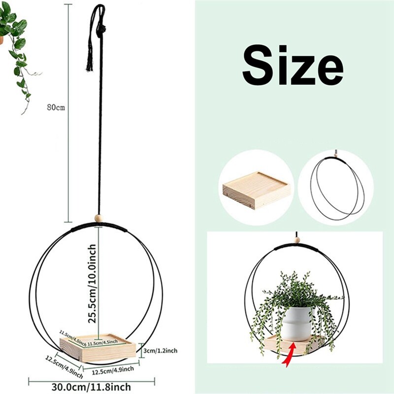 Pakabinama gėlių vazonų lentyna su pakabinamomis gėlių vazonais, balkono apdaila, augalai, svetainė, medinės lentynos pakabinamas krepšelis