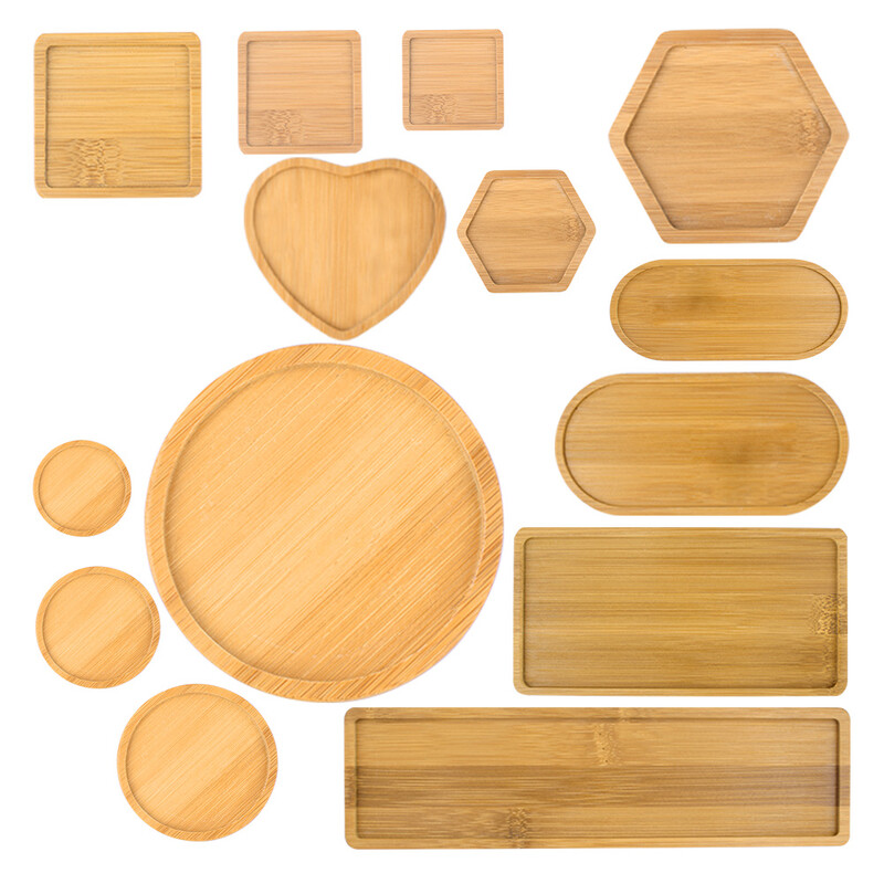 14 stiilis ümmargused ruudukujulised lillepotid istutusmasin Bambusest kandik Puidust aiatarvikud tuhmumisvastased Lihtne elegantse disainiga hoidik Kodukaunistus