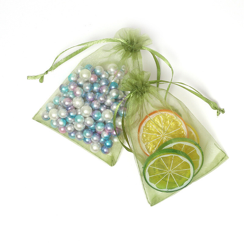 50 tk. Kimpu suu organza pingutusnöör Aia linnukindel võrkpuuviljade kaitsekott võrgust kinkepakkekott