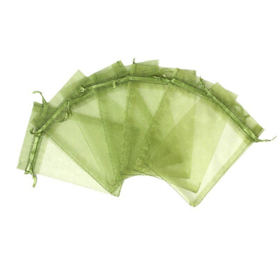 Τσάντες Προστασίας Φρούτων Organza Pest Control Anti-Bird Garden Ditting Τσάντες Τσάντα σταφυλιού Διχτυωτό Τσάντα Φυτό Φυτό Τσάντες καλλιέργειας λαχανικών 50τμχ