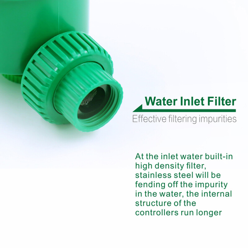 16 programų Laikmačio nustatymas Drėkinimo valdiklis LCD ekranas Automatinis gėlių augalų laistymo įrenginys Sodo solenoidinis valdiklis